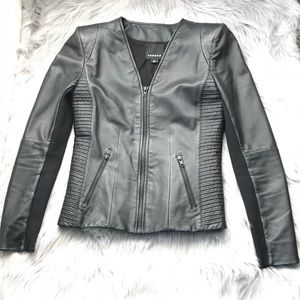 WOMENS TROUVE LEATHER MOTO JACKET 😍🌹